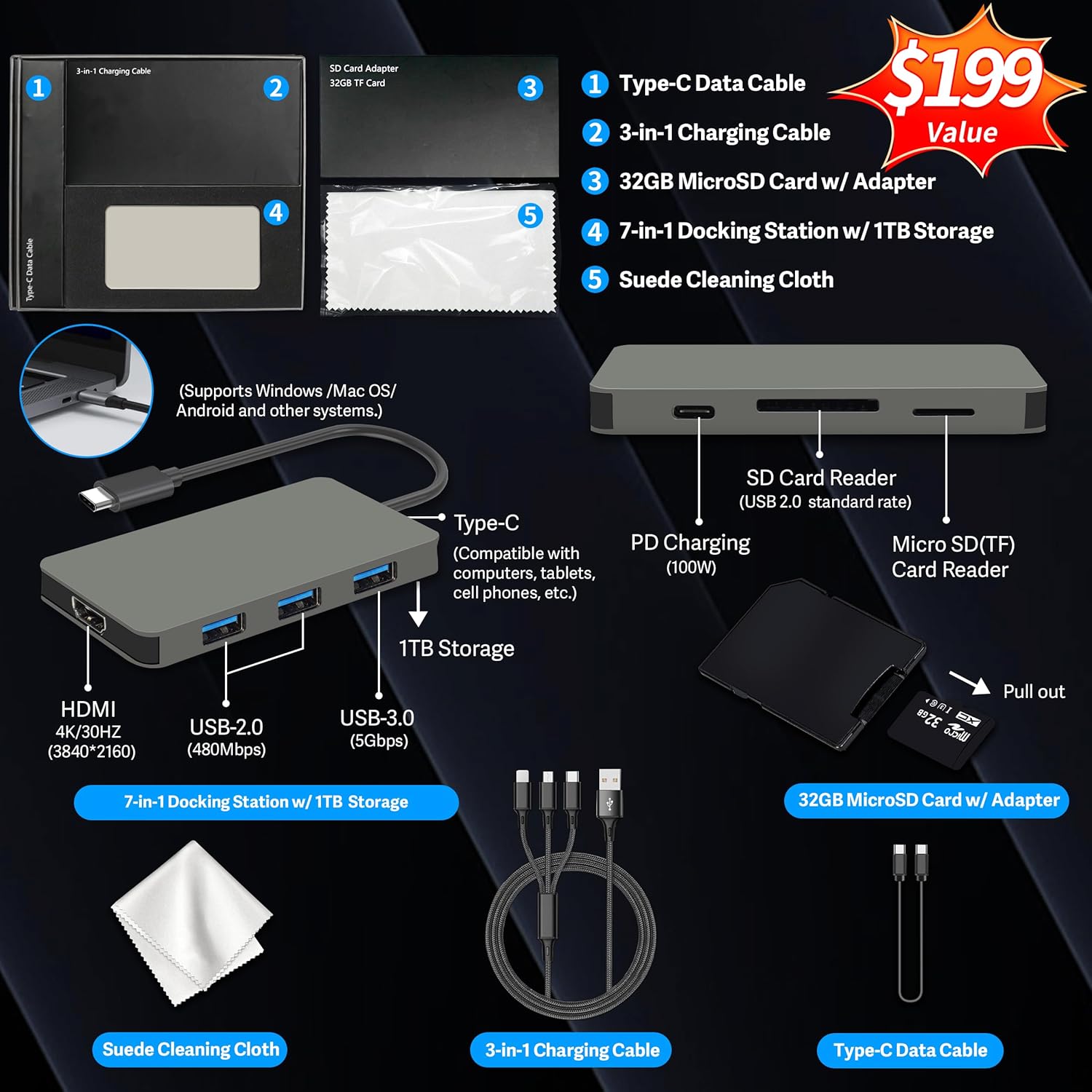 HP Stream 14" HD, Innovative Student Laptop, Affordable Laptop for Students