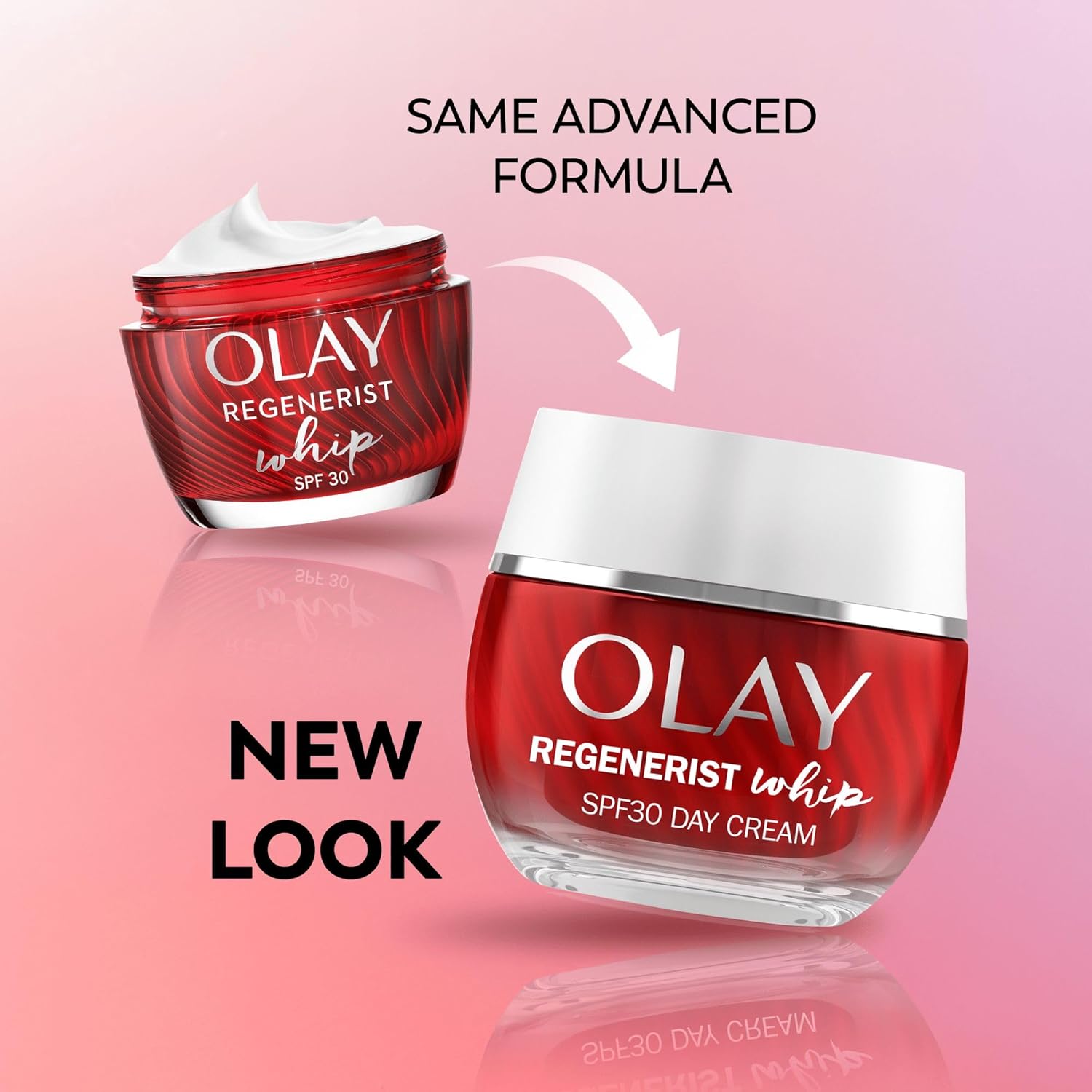 Olay Regenerist Whip Day Face Cream SPF30, Lightweight Anti-Wrinkle Firming Skin...