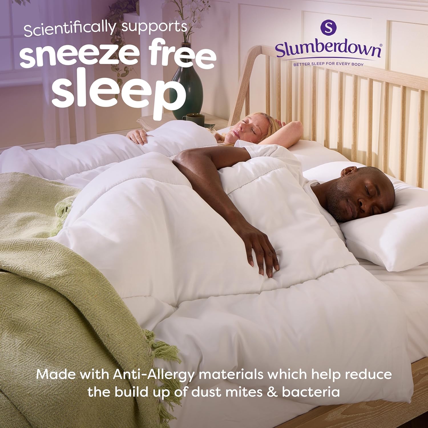 Slumberdown Anti Allergy Double Duvet 10.5 Tog - Allergy UK Approved All Year Ro...