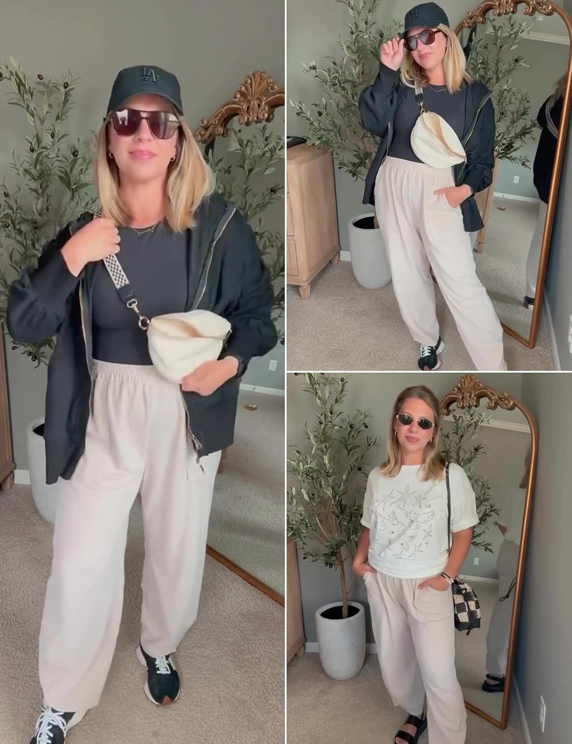 Xiaoxuemeng Women's Pants, Special Baggy Wide Leg Trousers, Fashionable Casual E...