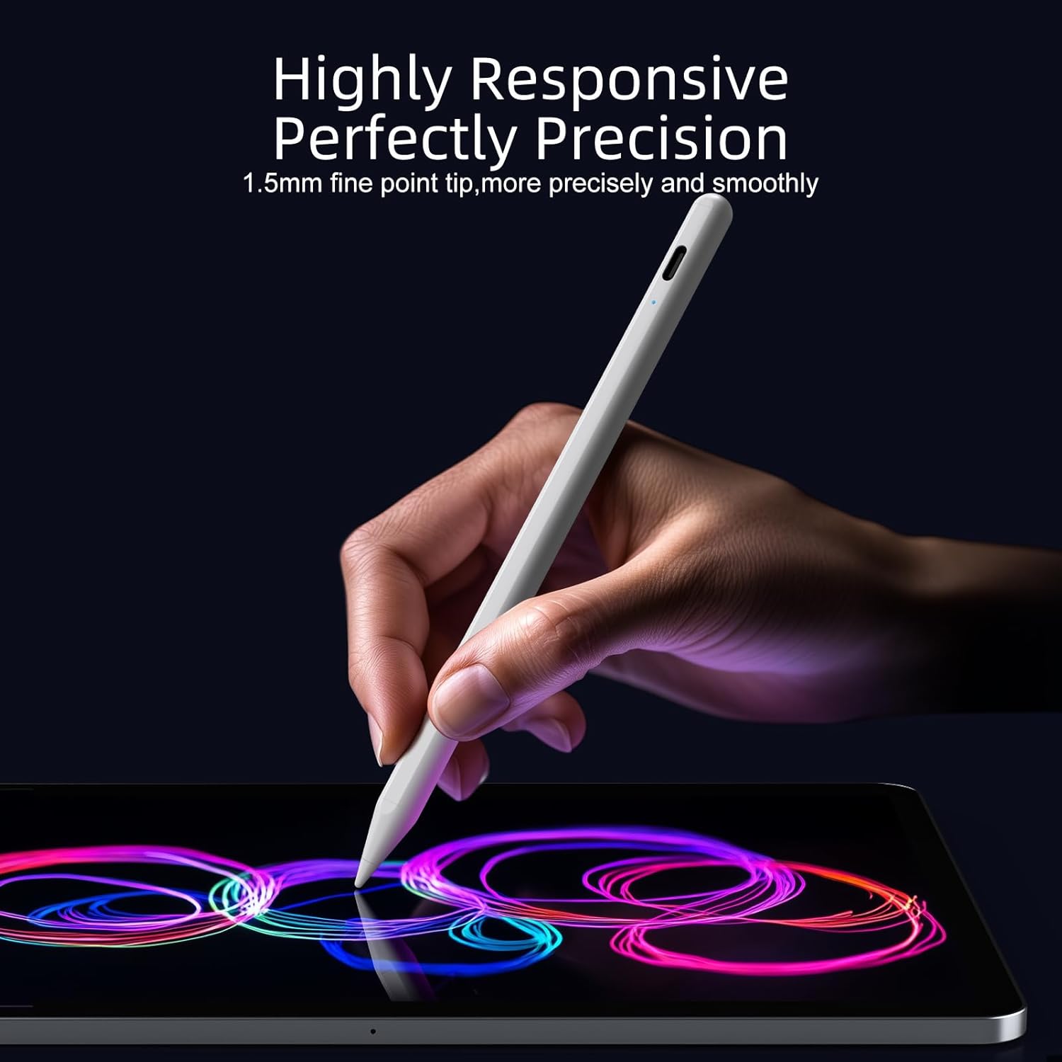 Stylus Pen for iPad 6th-11th Generation-2X Fast Charge Active Pencil Compatible...