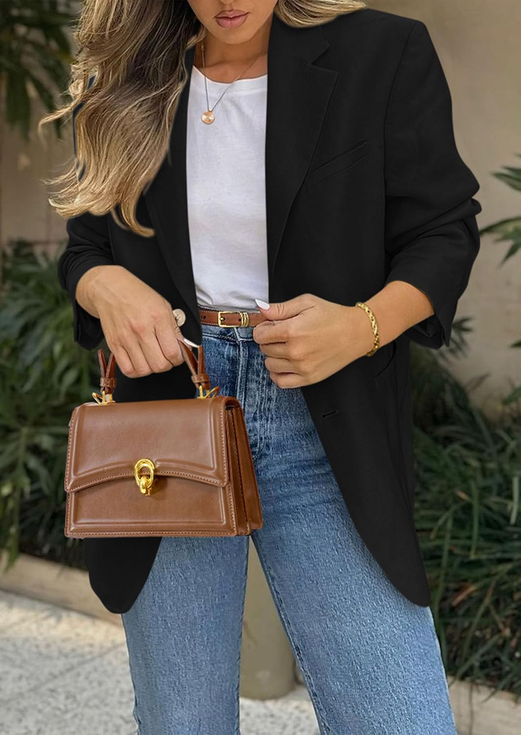 PRETTYGARDEN 2026 Blazers, Unique Women's Business Blazer for Casual Wear, High-...