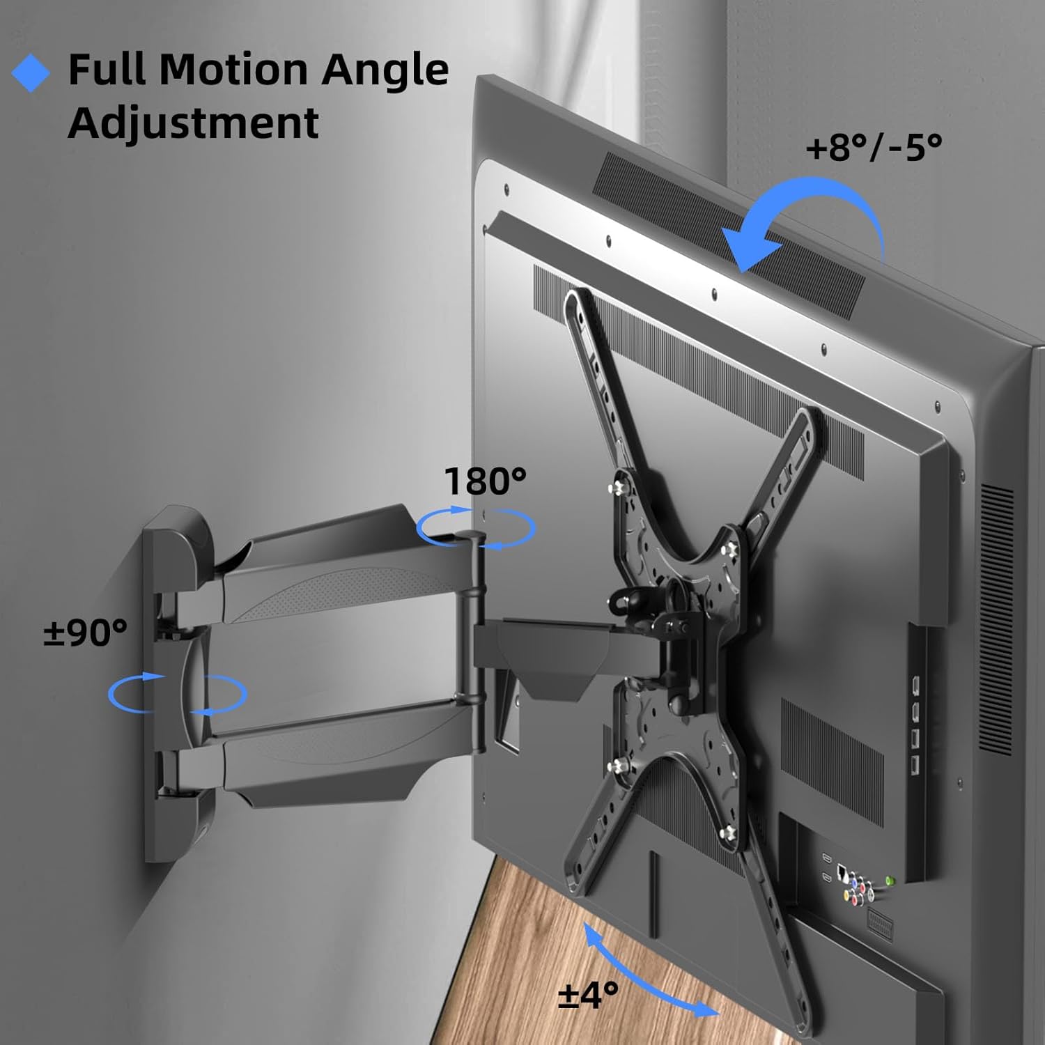 Title: Innovative Suptek TV Wall Mount, Unique Swivel Tilt Extend Wall Bracket f...