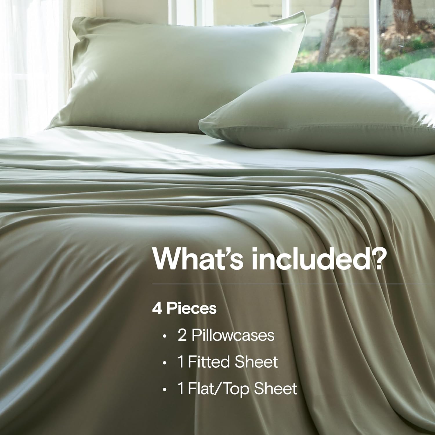 Luxurious DOZ Sheet Set, Specially Crafted 100% Viscose Bamboo Sheets, Organical...