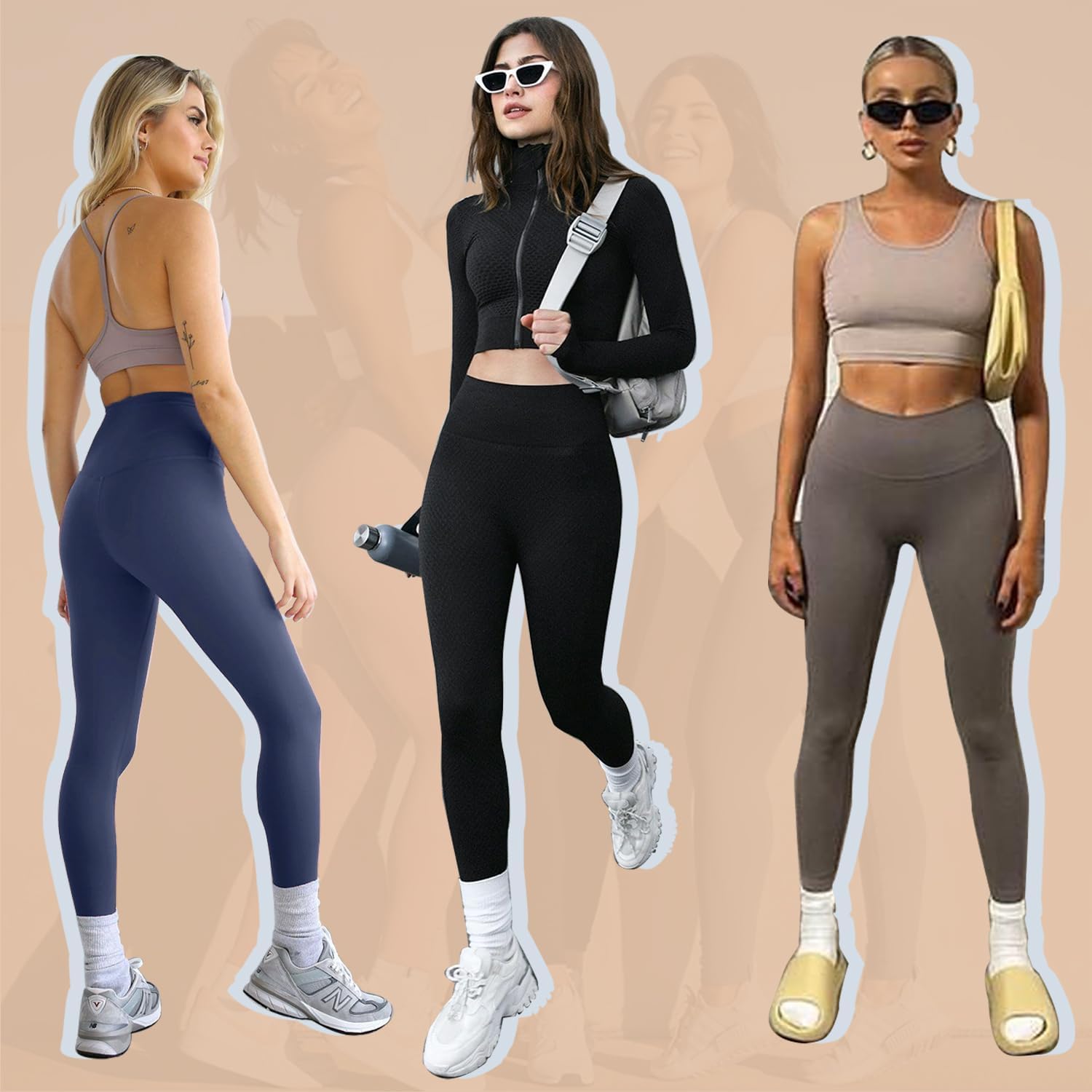 ACTINPUT Leggings for Women Soft High Waisted Tummy Control Leggings Sports Work...