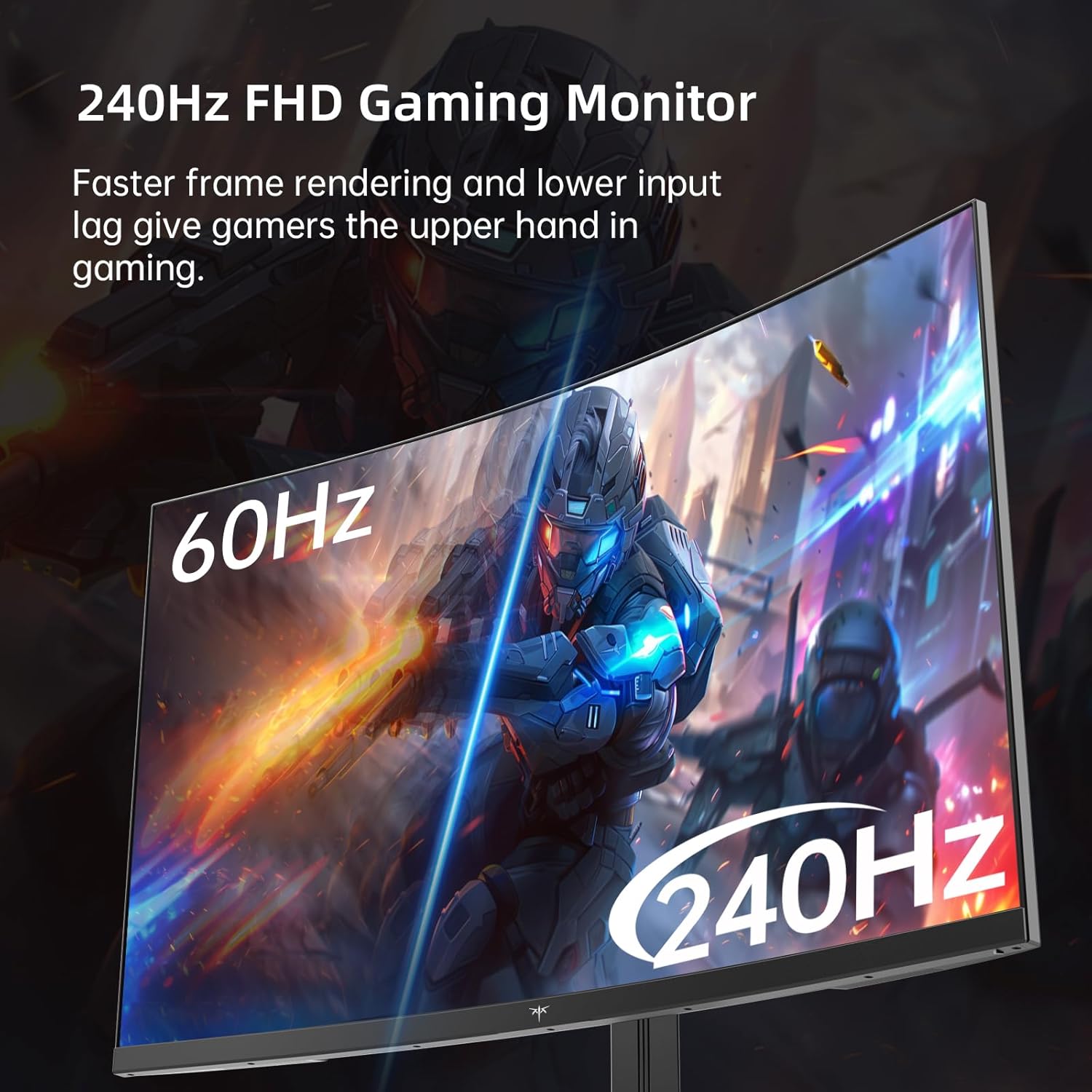 KTC 32 Inch 240Hz Curved Gaming Monitor, FHD 1080P 1500R HDR Gaming PC Monitor,...