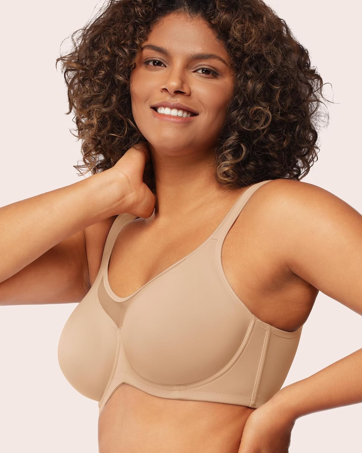 HSIA Minimizer Bras, Special Full Coverage T Shirt Bra for Women Plus Size, Inno...