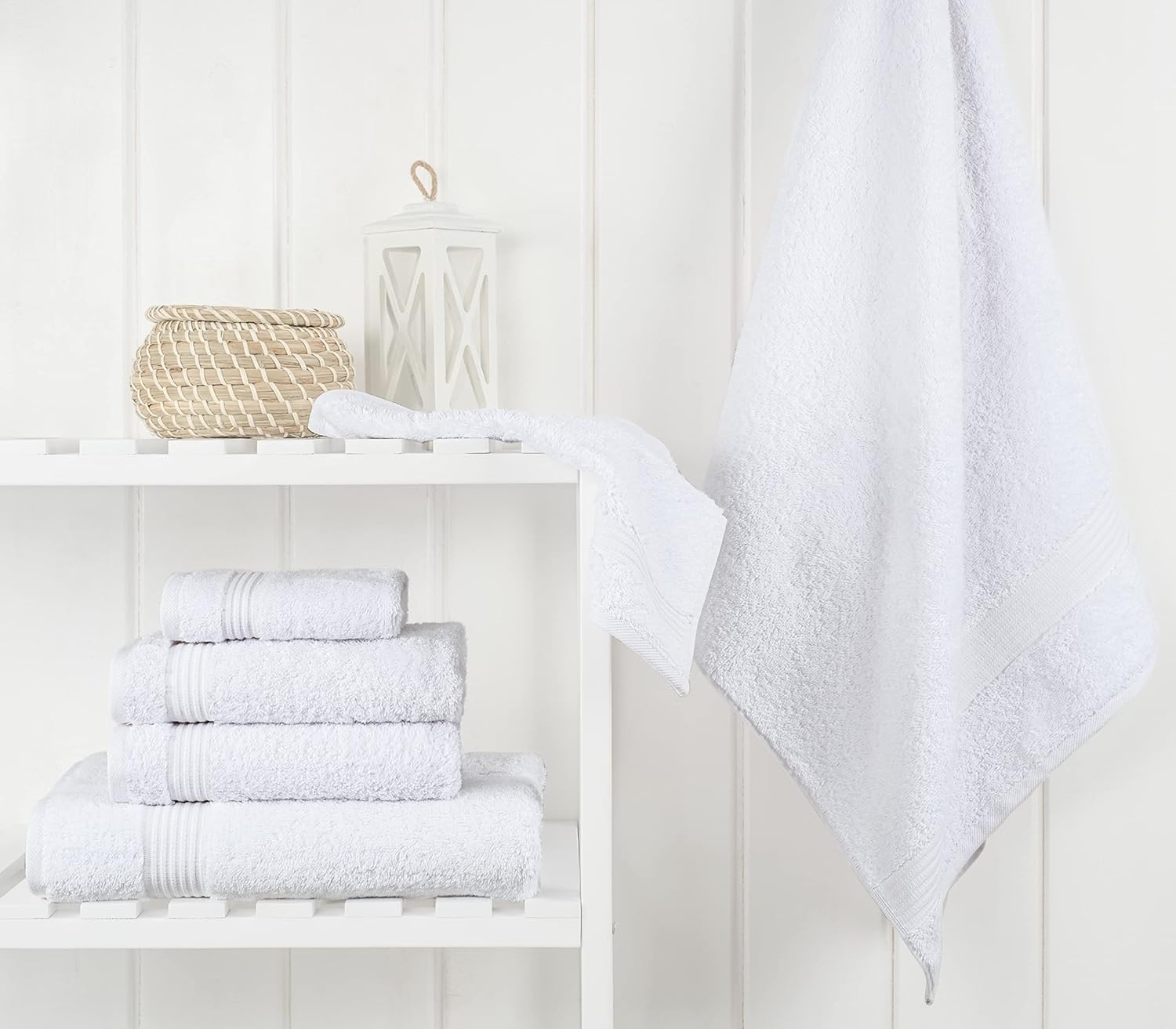 Cotton Paradise 6 Piece Towel Set, 100% Cotton Soft Absorbent Turkish Towels for...