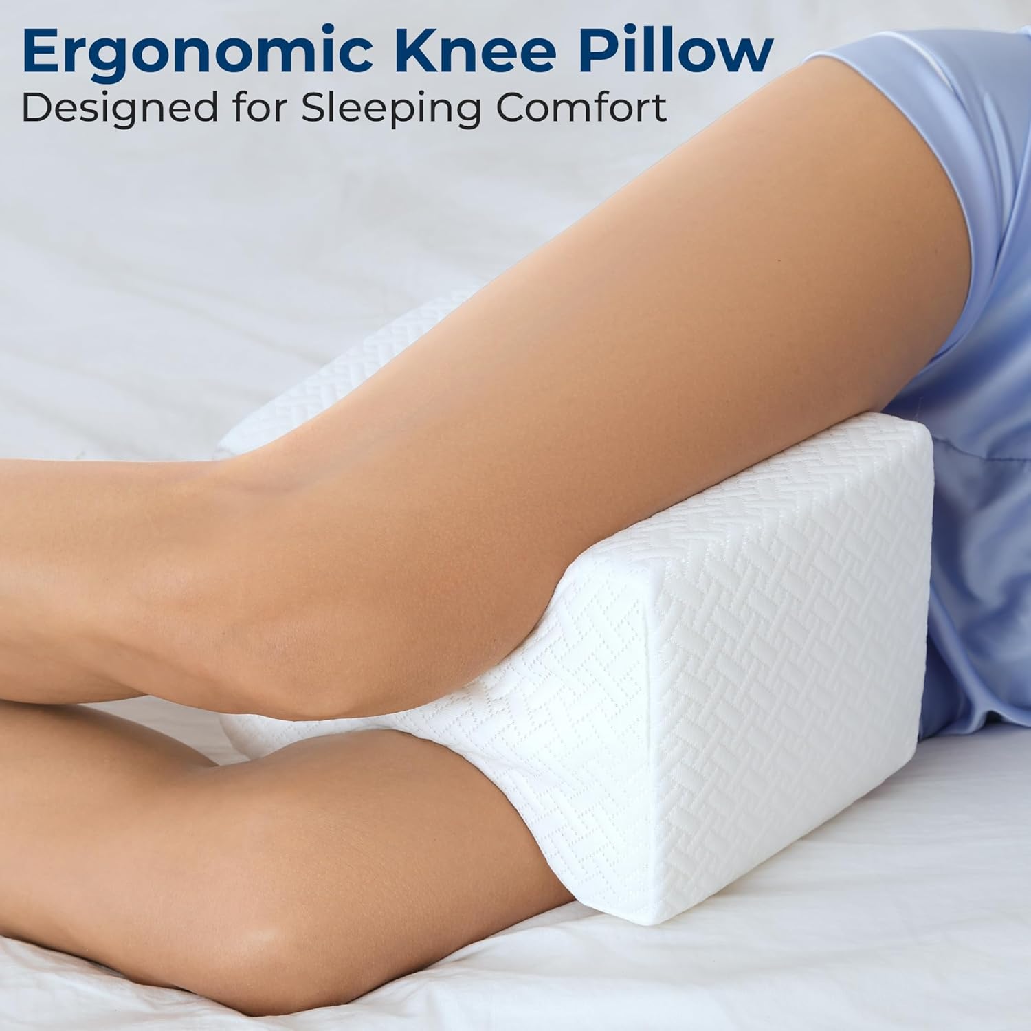 5 Stars United Knee Pillow, Special Pillow for Side Sleepers, Innovative Hip Pai...