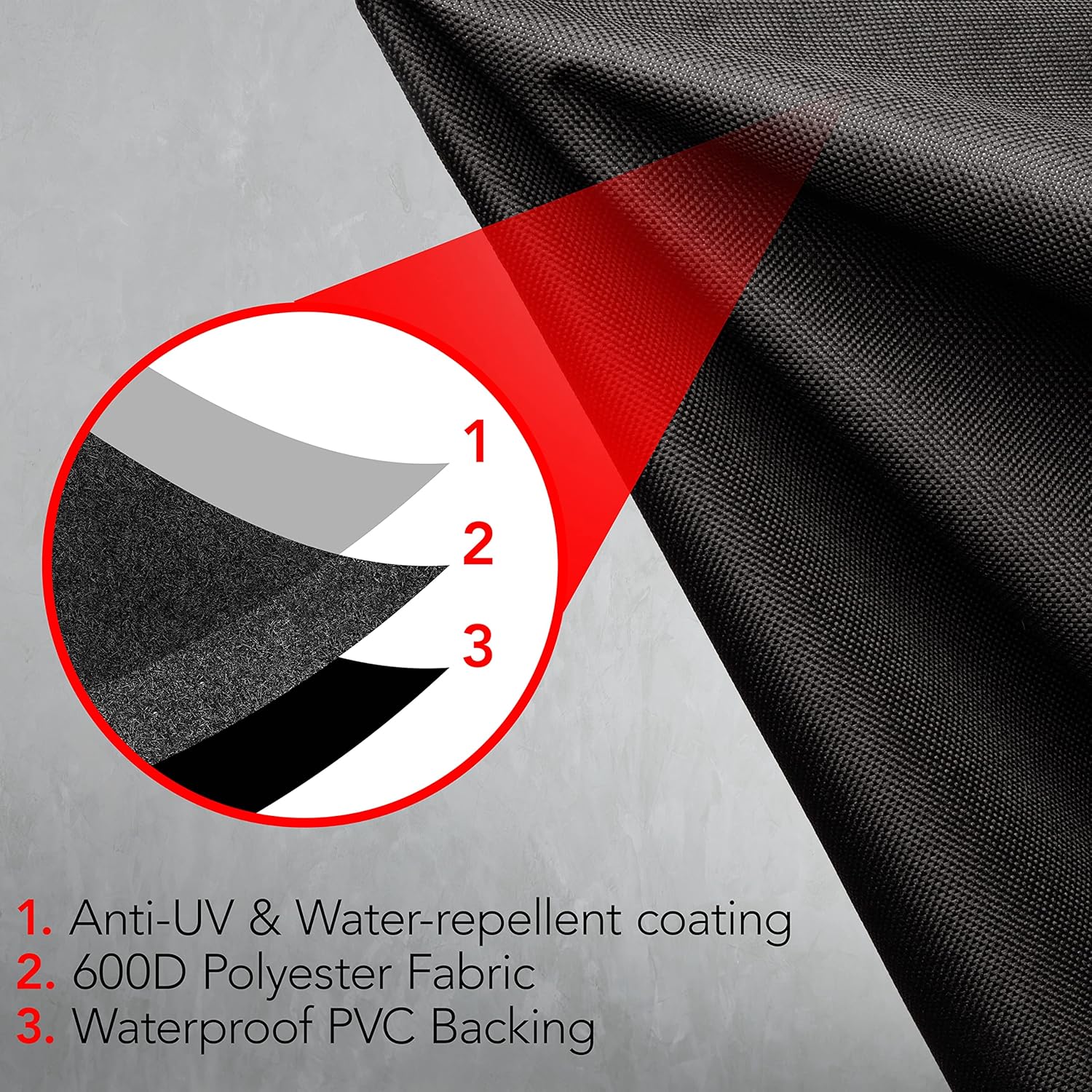 GrillTough Heavy Duty BBQ Grill Cover for Outdoor Grill – Waterproof, Weather Re...