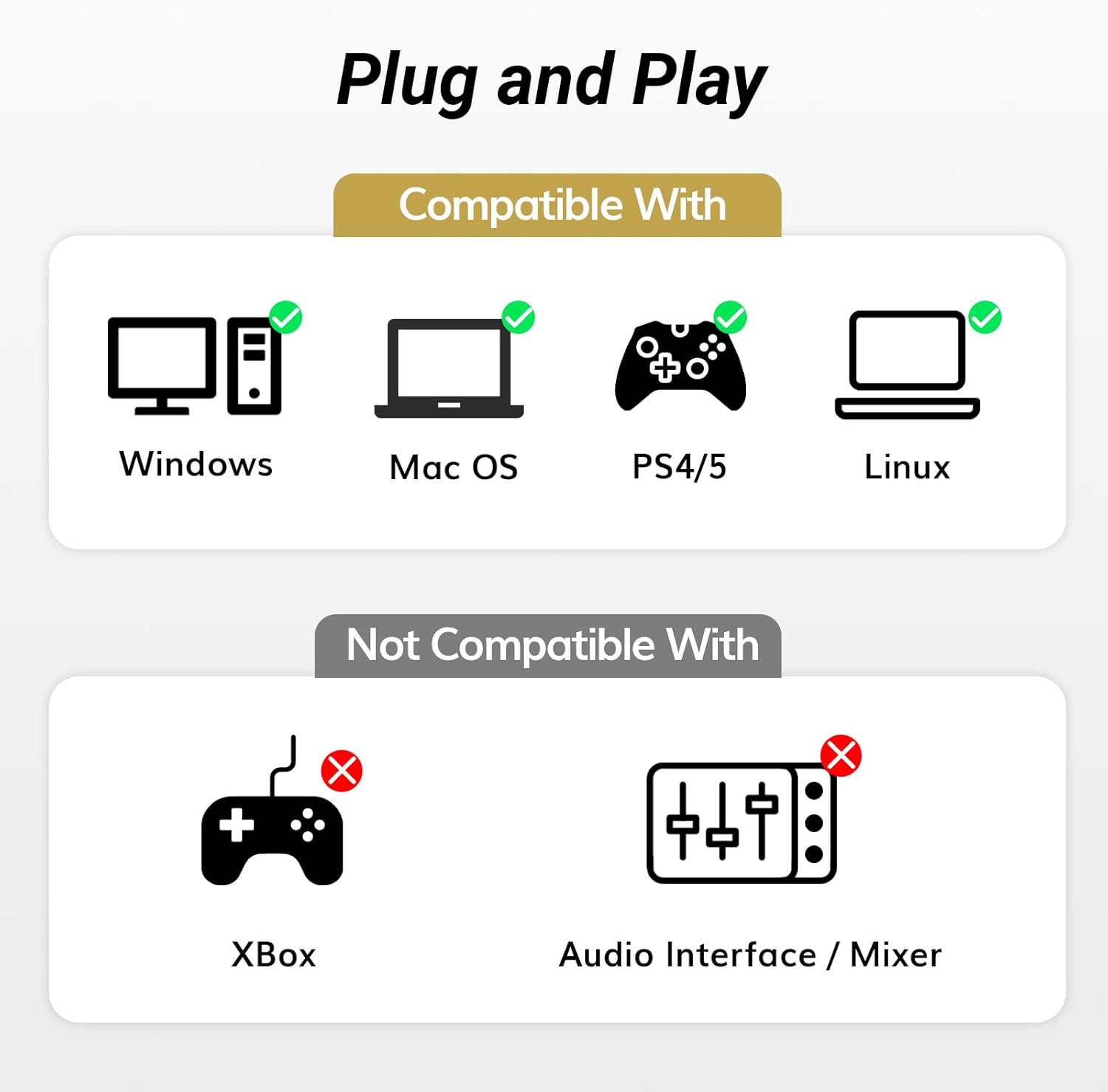 TONOR RGB USB Microphone, Cardioid Condenser Computer Mic, Pop Filter, for Confe...