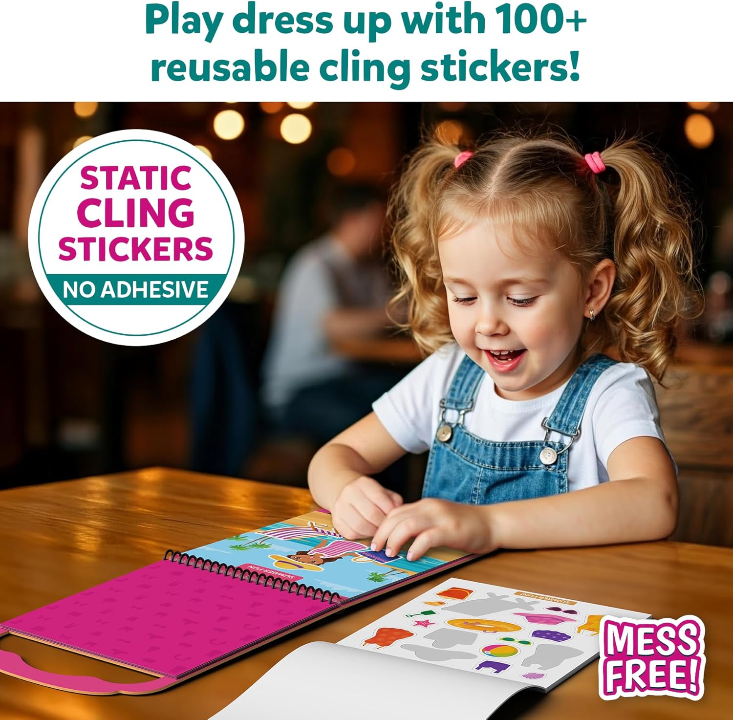 Skillmatics Reusable Sticker Activity Book, Special Activity Book with 100 Reusa...