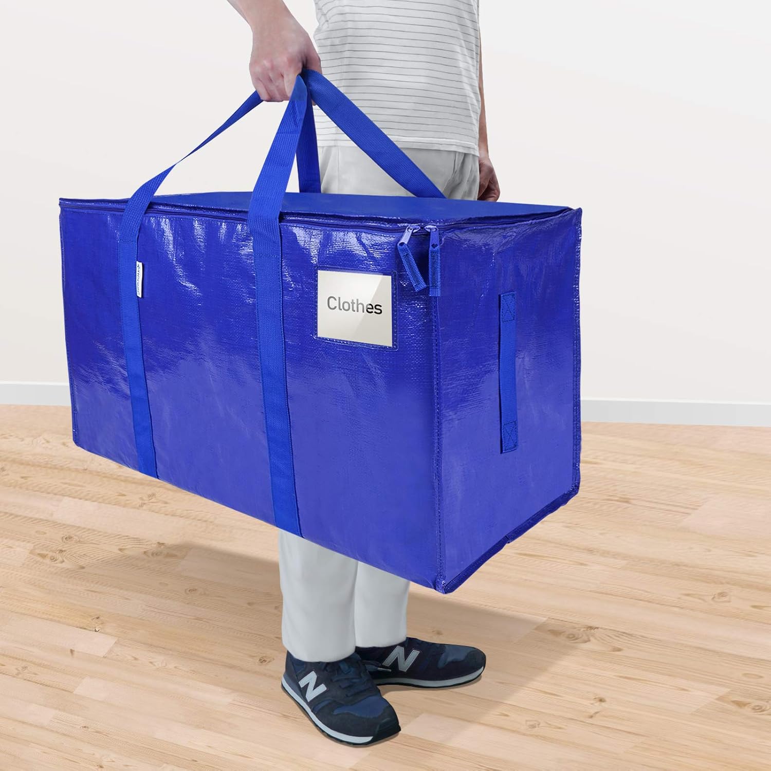 TICONN 6 Pack Extra Large Moving Bags Heavy Duty with Zippers & Carrying Handles...