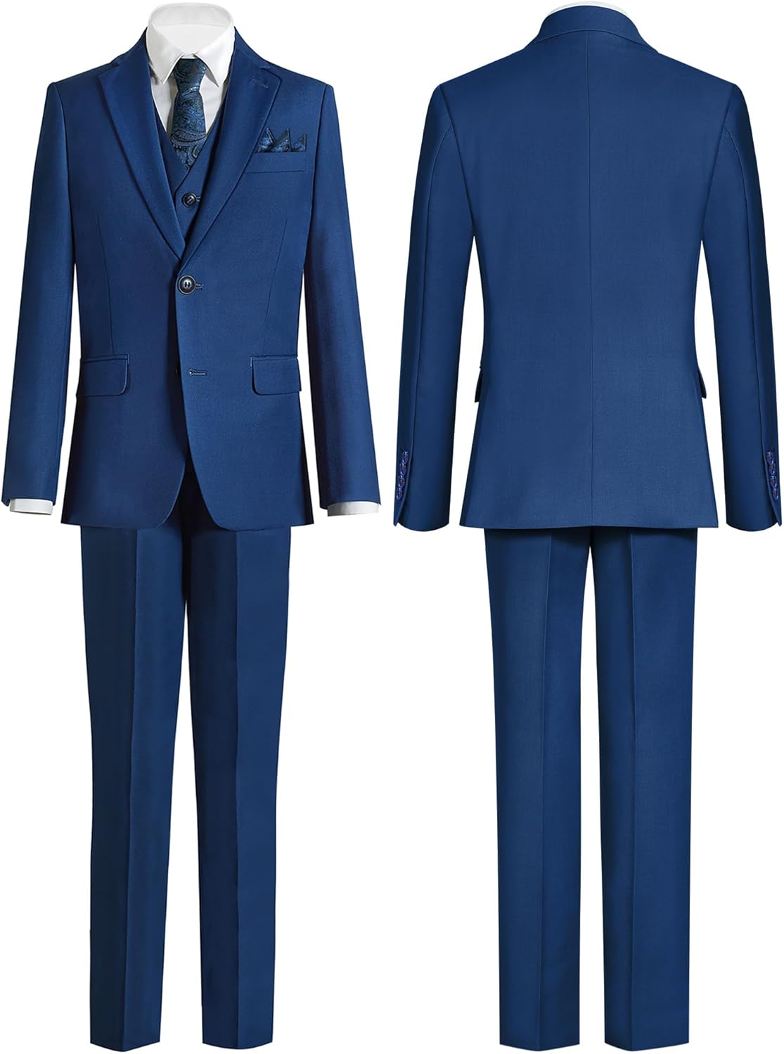 Outstanding Marvelous World Boys' Formal Suit Set, Special Slim Fit Suit with Ad...