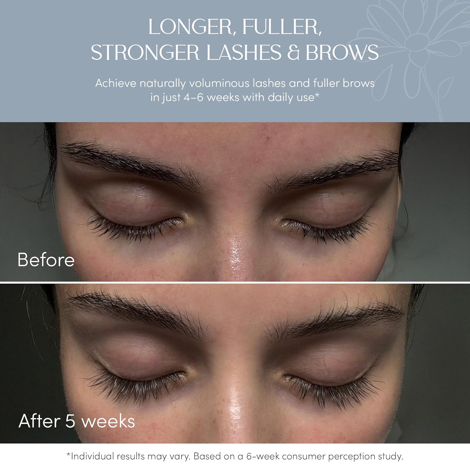 NUNA Eyelash Growth Support Serum 6ml – Eye Lash and Eyebrow Enhancing Serum for...