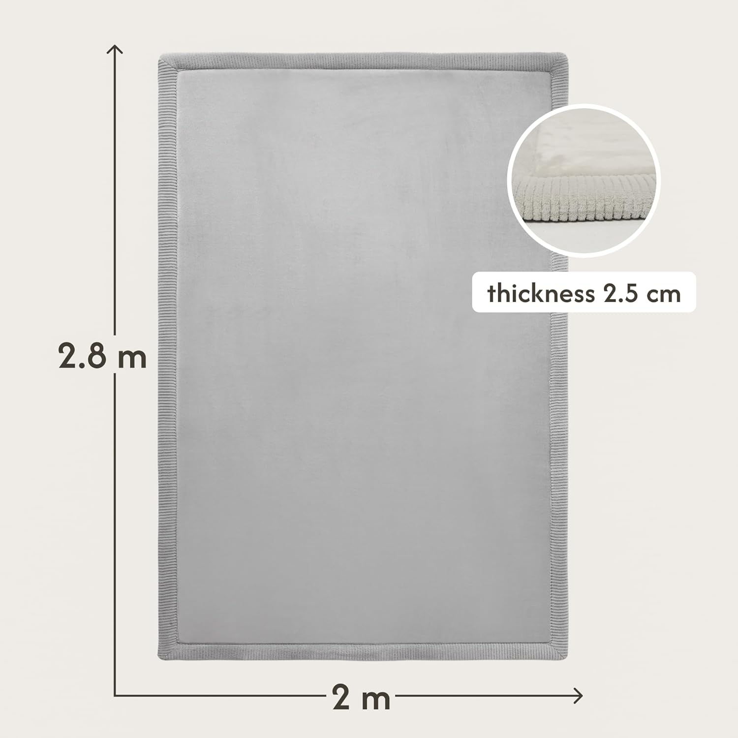 Superior Hakuna Matte CloudSoft Baby Play Mat, Exclusive Memory Foam Play Mat fo...