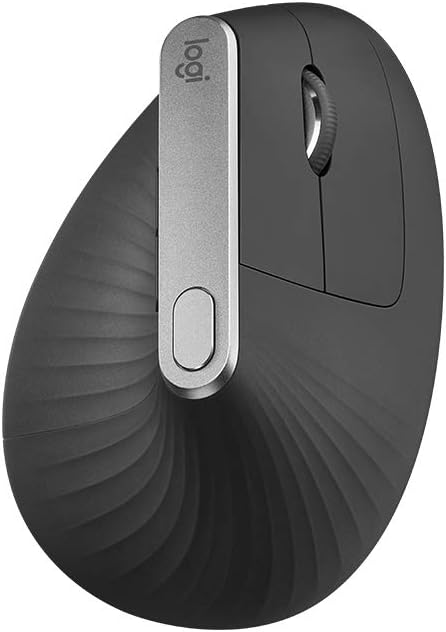 Logitech MX Vertical Ergonomic Mouse, Multi-Device, Bluetooth or 2.4GHz Wireless...