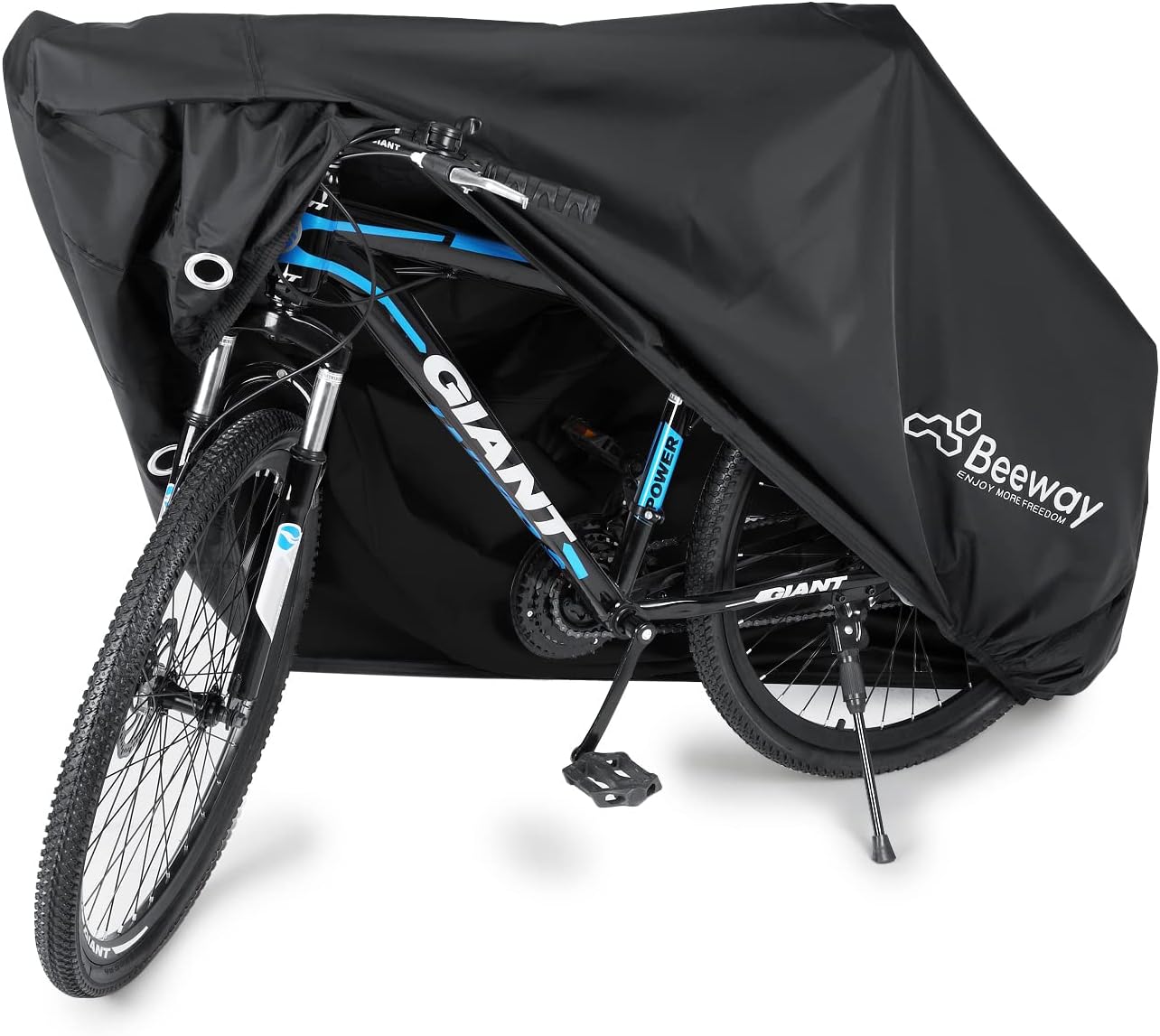 BEEWAY Bike Cover, Waterproof Bicycle Cover Indoor Outdoor Storage - 210T Nylon...