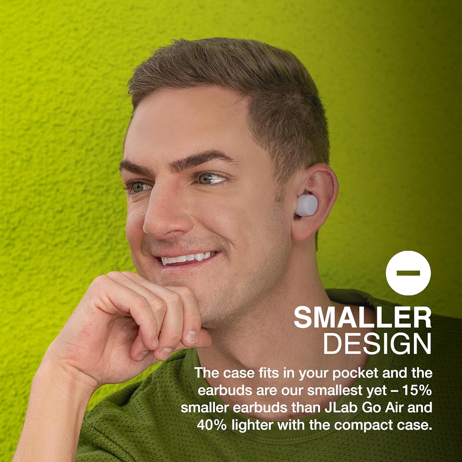 JLab Go Air Pop+ True Wireless Earbuds, In Ear Headphones, Bluetooth Earphones,...