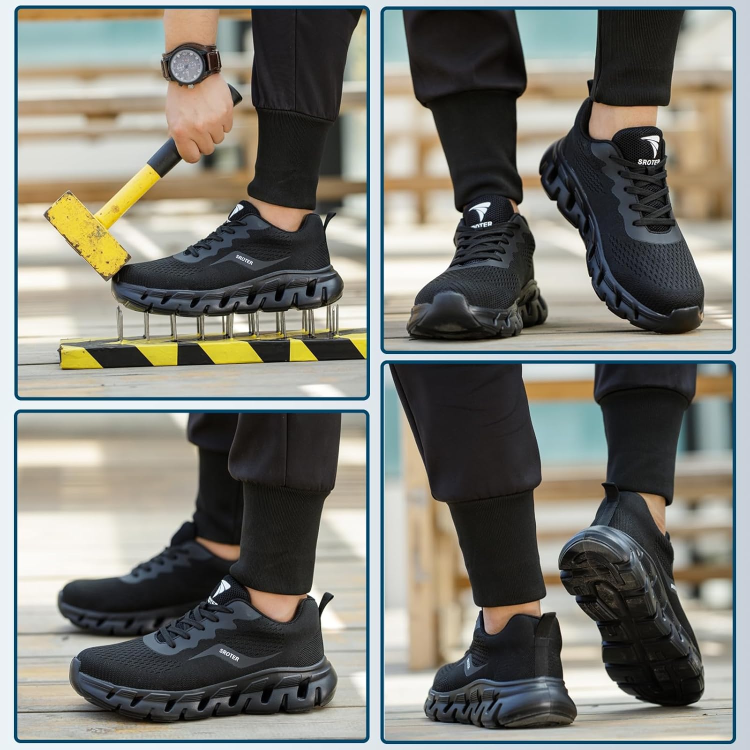 High-Quality Steel Toe Cap Trainers, Durable Safety Shoes for Men and Women, Lig...
