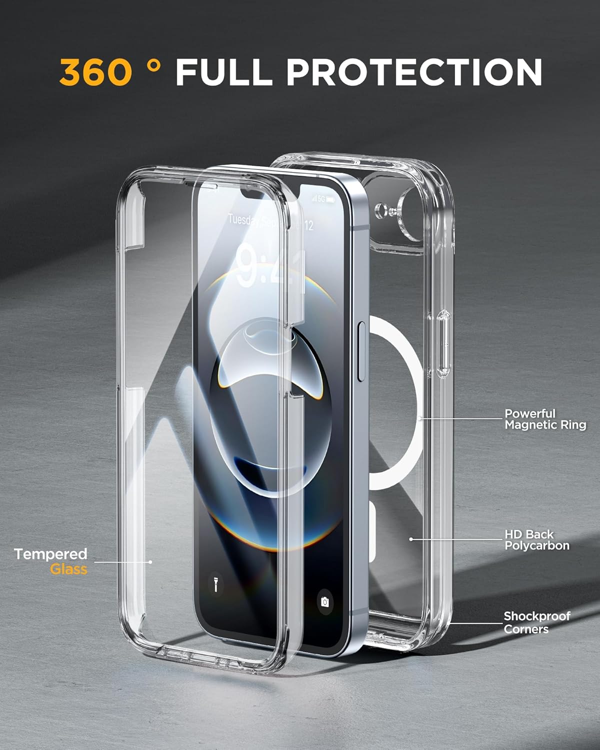 A Special Miracase Magnetic Case, Premium Magnetic Case for iPhone 17e, Innovati...