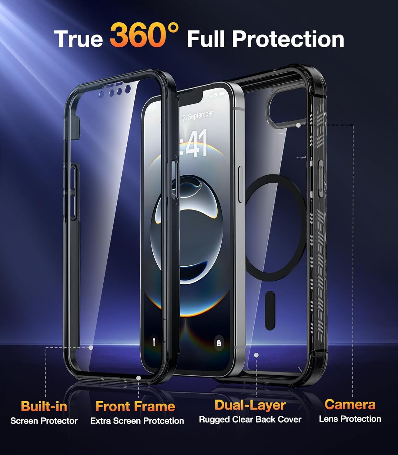 Innovative Diaclara 2026 Magnetic Case, Specially Designed for iPhone 17e/16e, H...