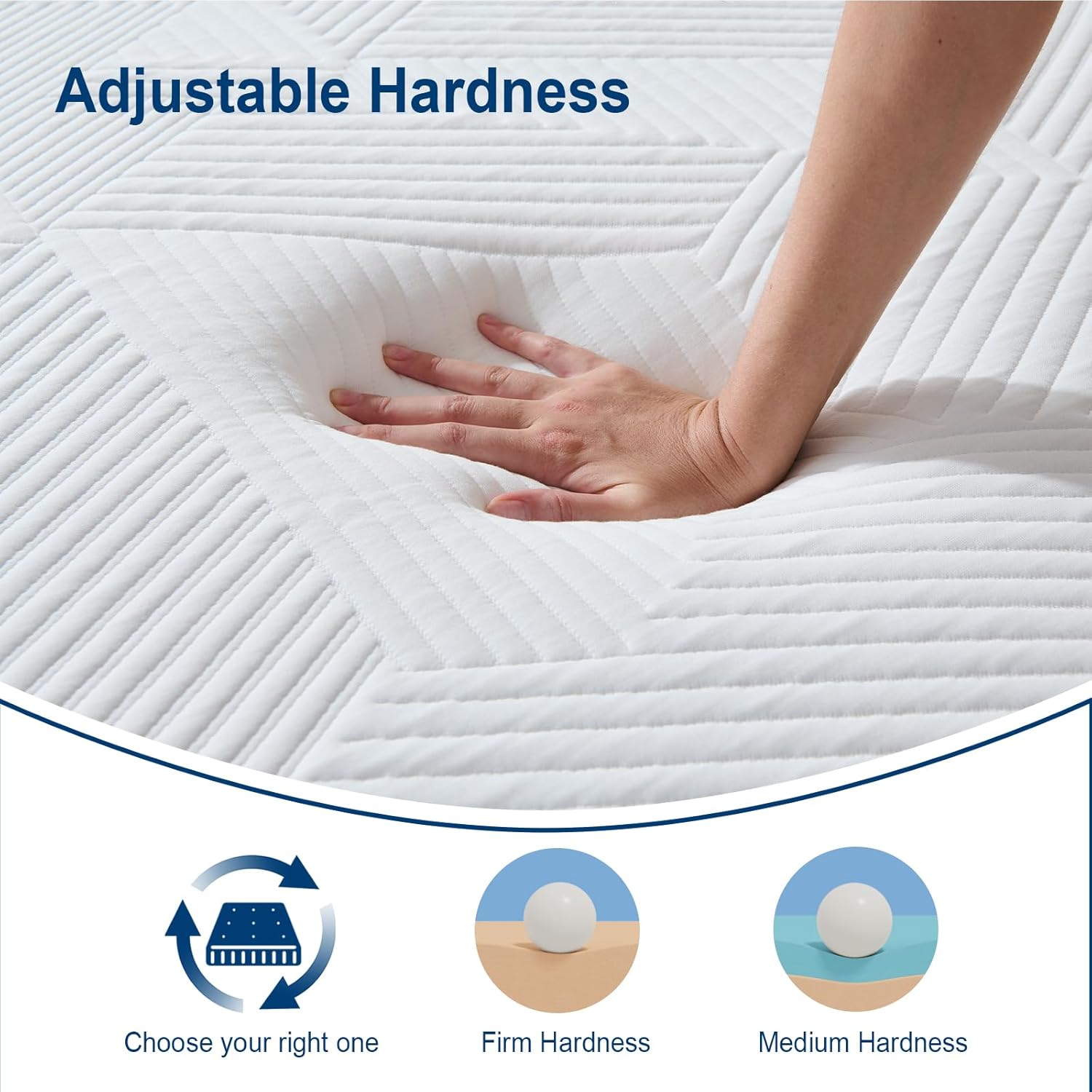 Hiimgo Super King Mattress, Special Memory Foam Mattress for Breathability, Affo...