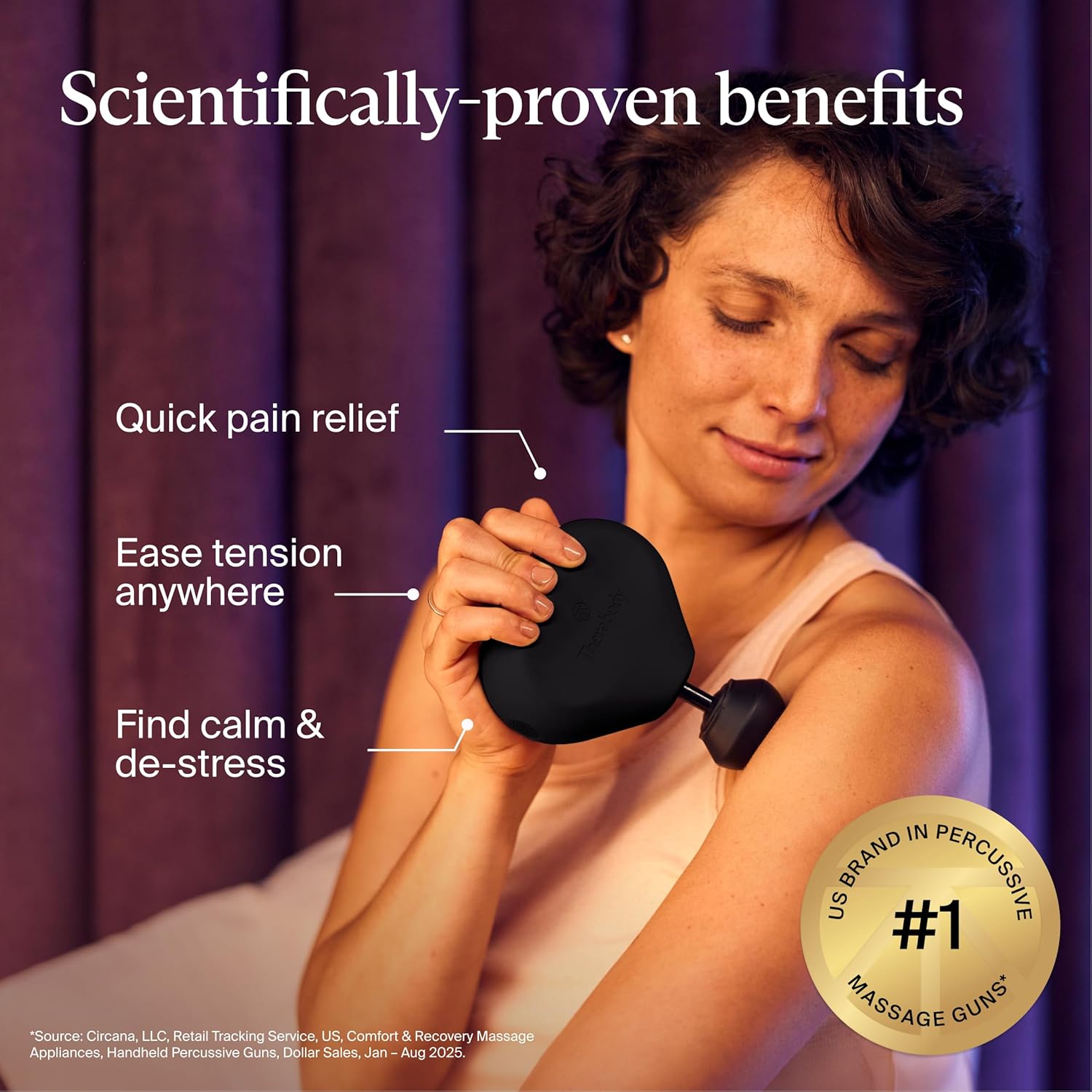 TheraGun Mini (3rd Generation) by Therabody – Ultra-Portable Massage Gun and Tra...