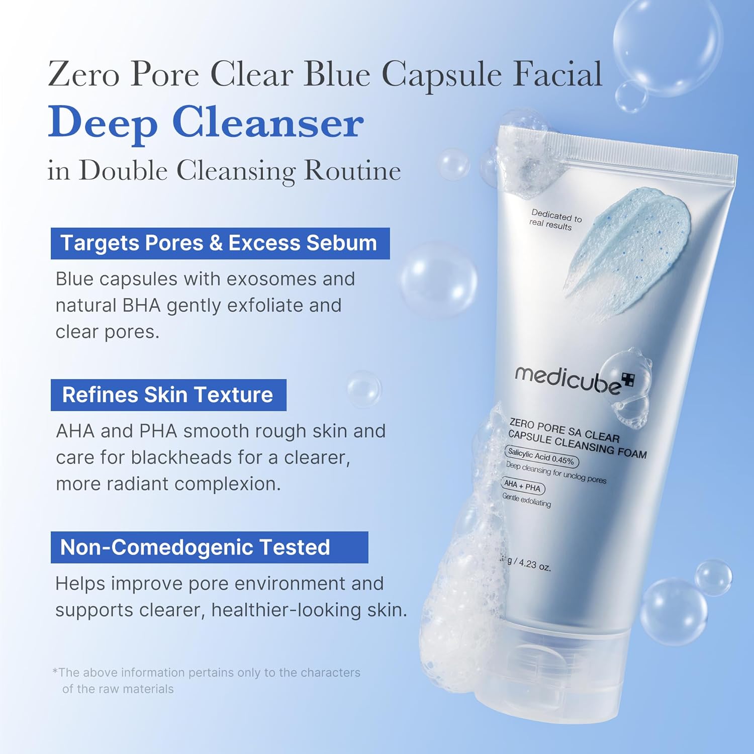 medicube Facial Cleanser Zero Pore Capsule Cleansing Foam | Daily Gentle Cleanse...
