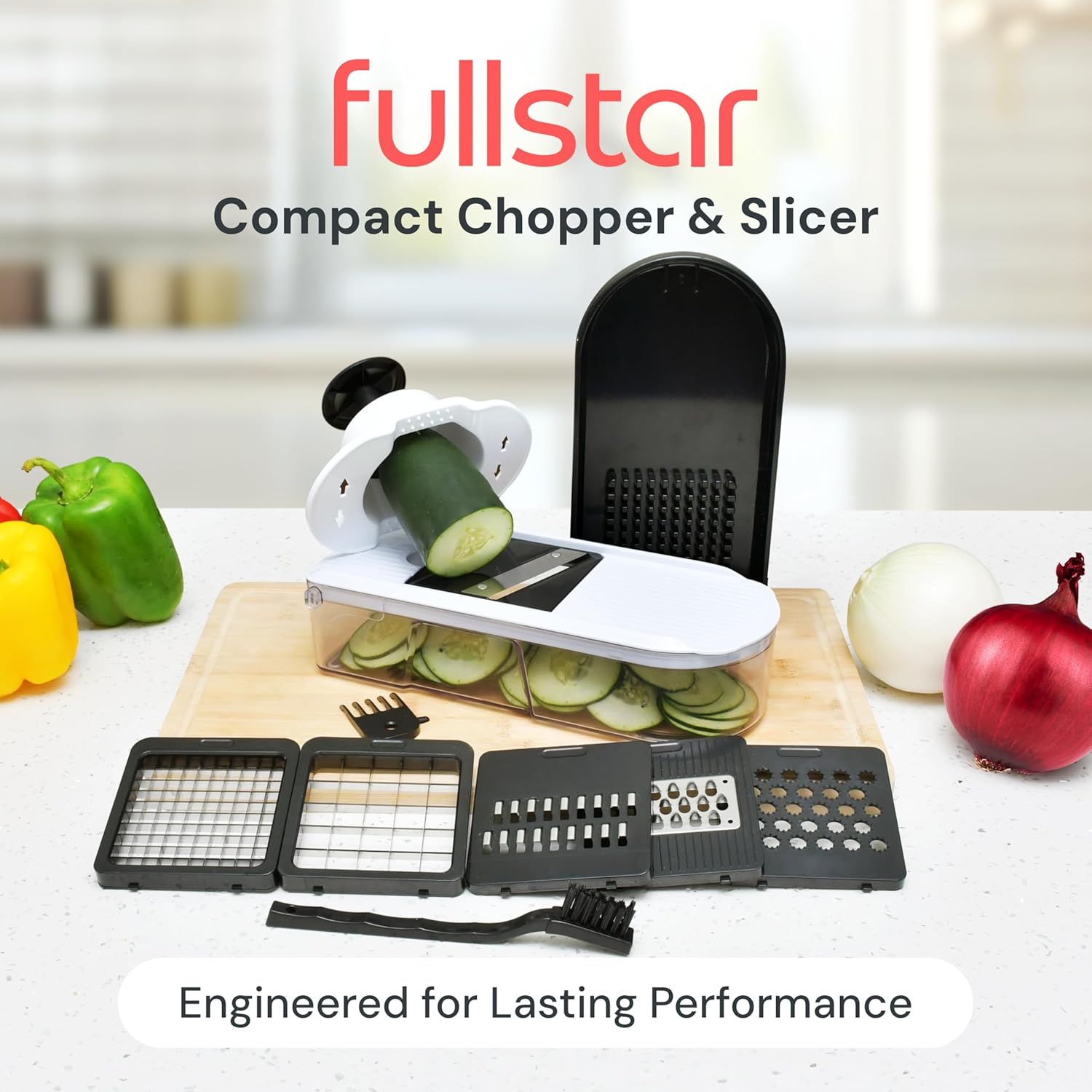 Fullstar Vegetable Chopper & Mandoline Slicer - Ju...