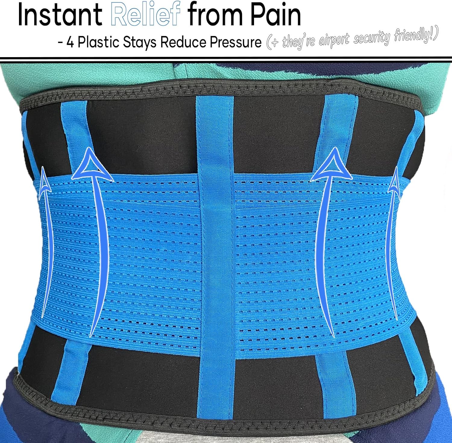 MEDiBrace Back Support Belt Back Brace for Lower Lumbar Pain Relief for Men and...