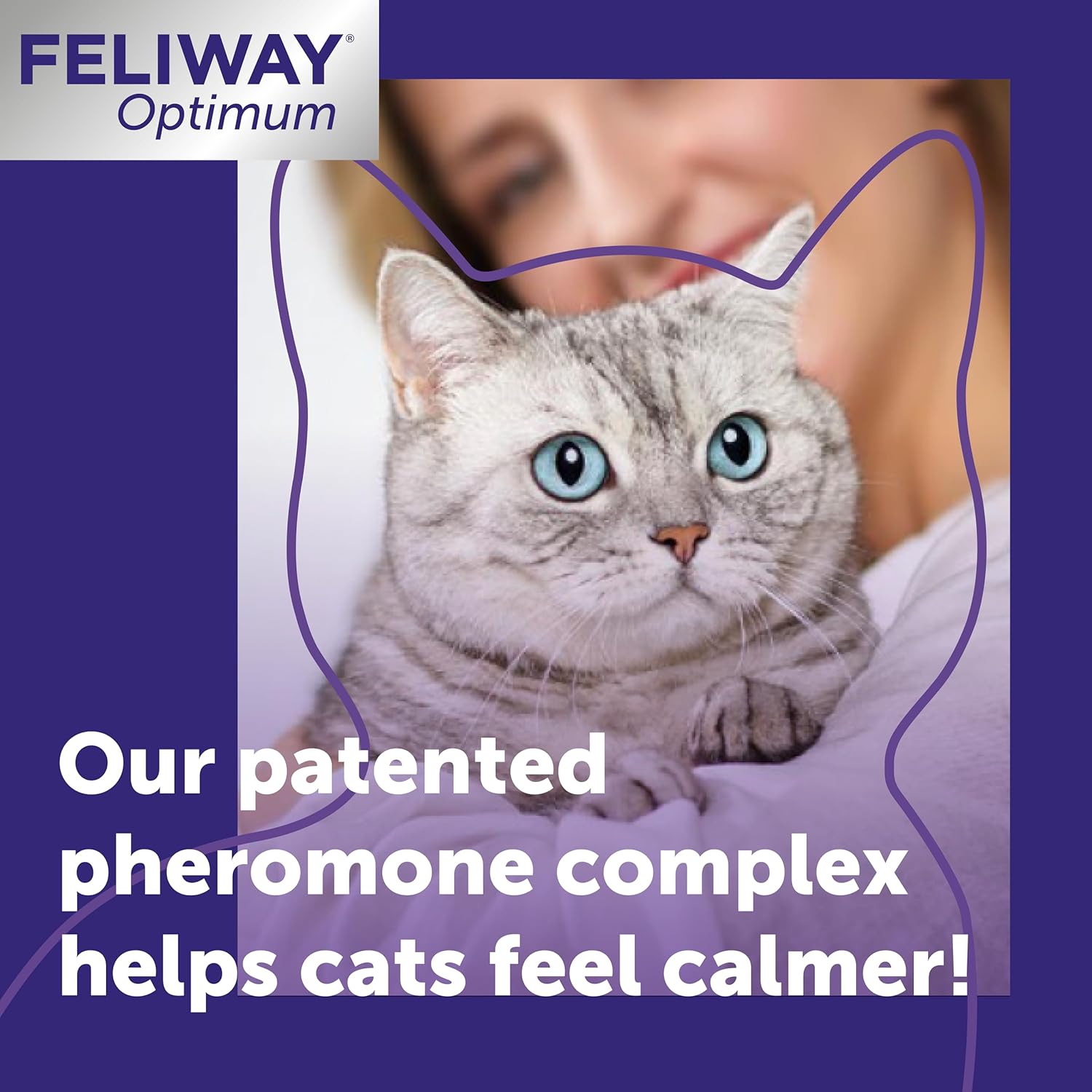 Feliway Optimum 30 Day Cat Calming Odourless Plug-In Pheromone Diffuser Starter...