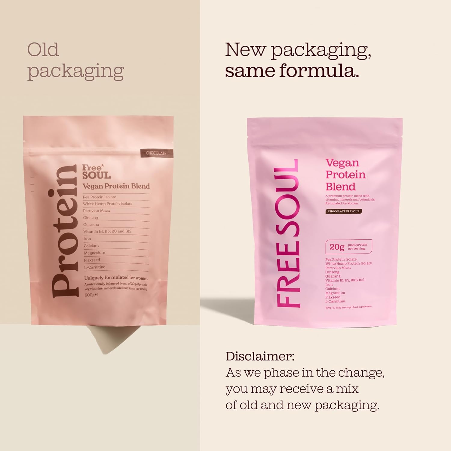 Free Soul Vegan | Formulated for Women | 600g | 20...