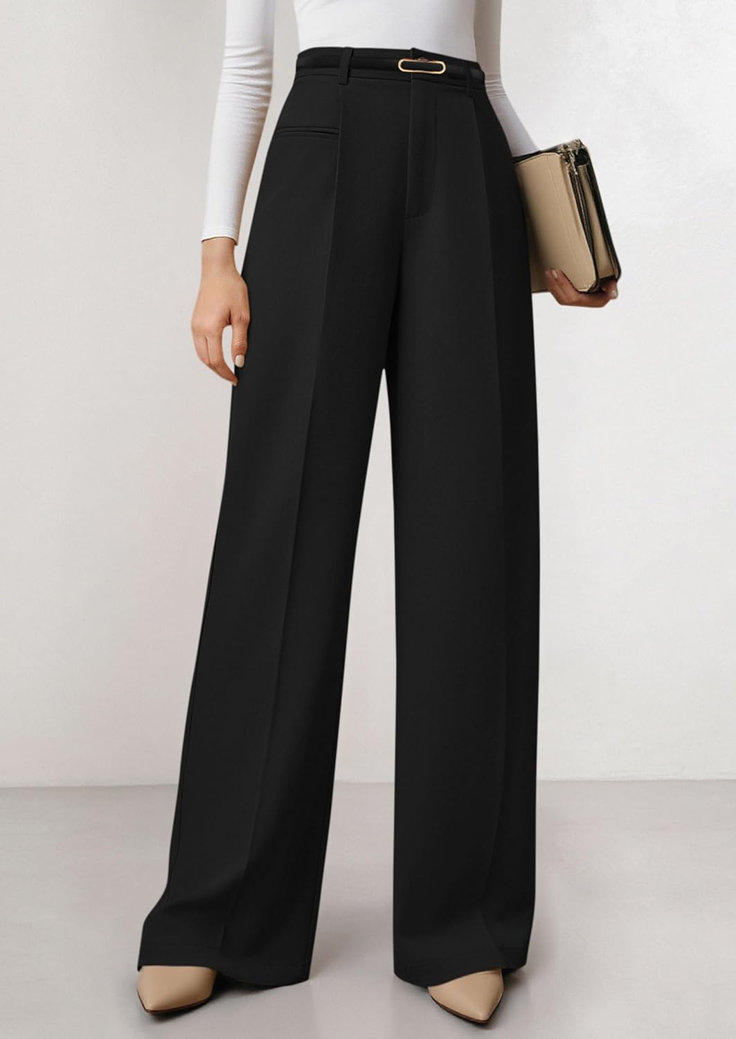 Stylish PRETTYGARDEN Women's Wide Leg Pants, Special Dress Pants for Business Ca...