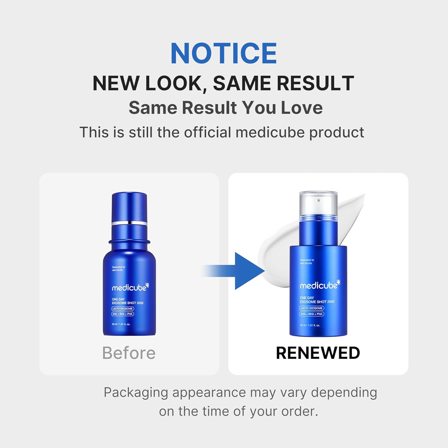 medicube Exosome Shot Zero 2,000 PPM Spicule Facial Serum | Liquid Skin Booster...