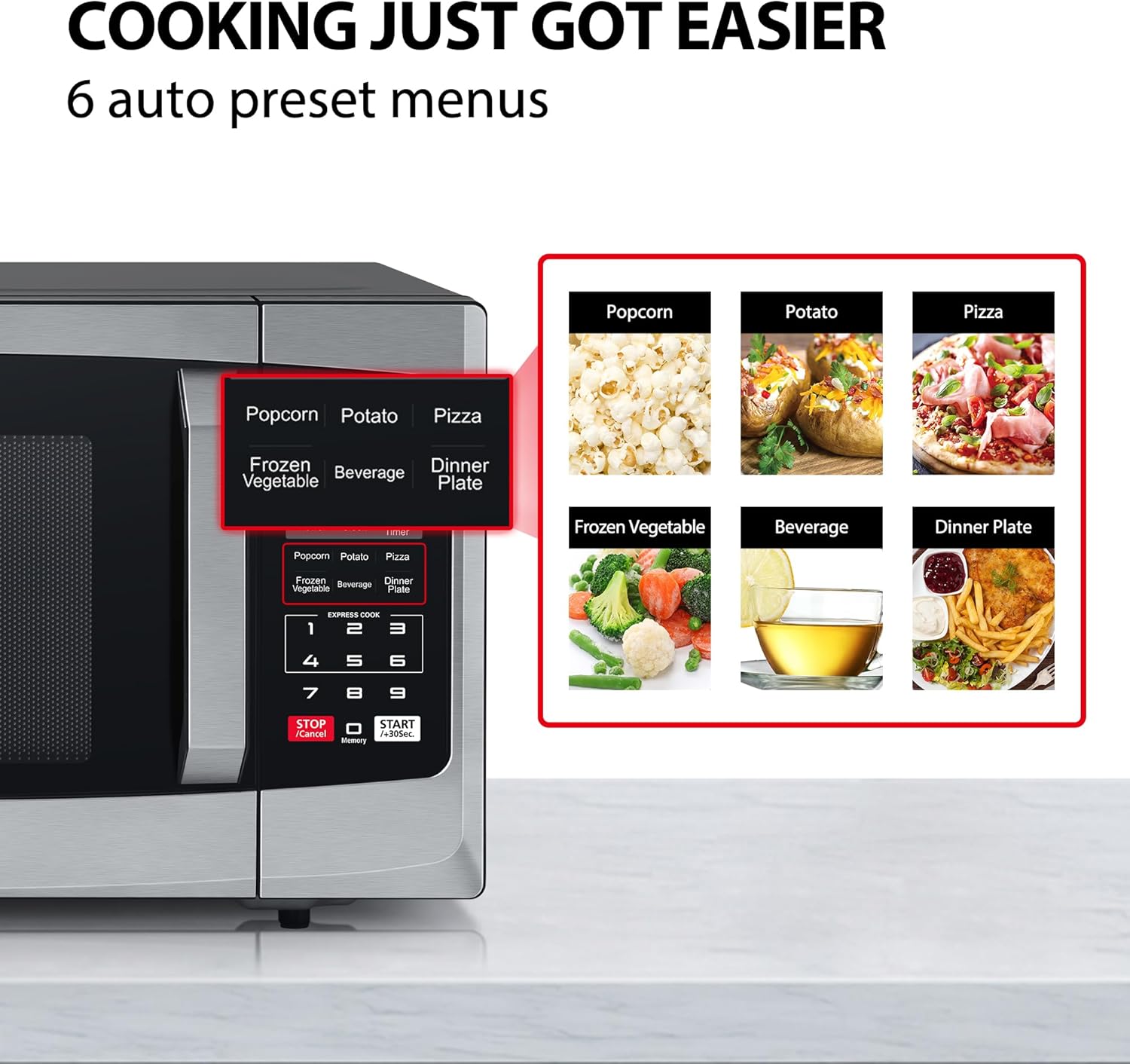 Toshiba 800w 23L Microwave Oven with Digital Displ...