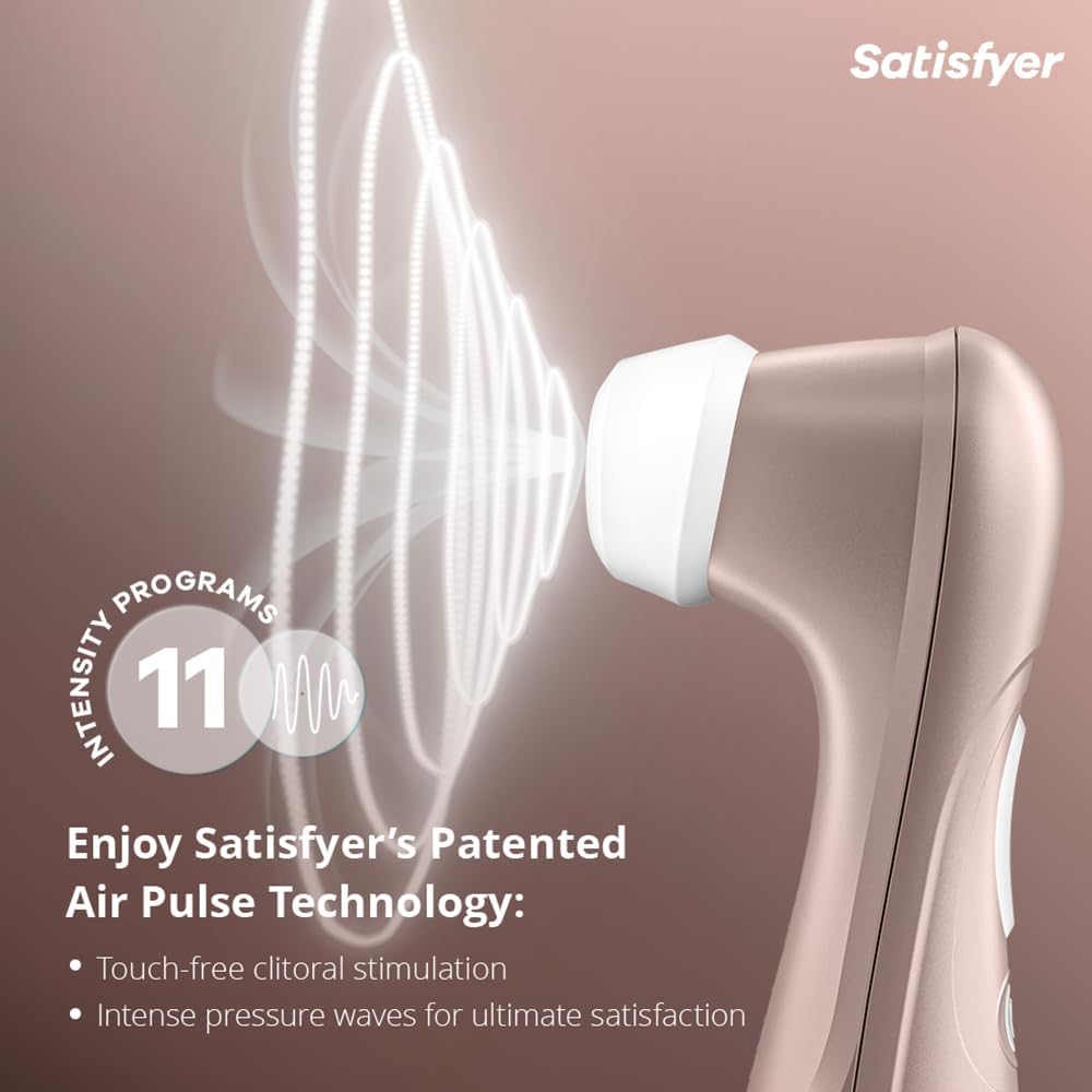 Satisfyer Pro 2 Vibrator Dildo | Quiet Strong Clitoral Stimulation | Sex Toy Gif...