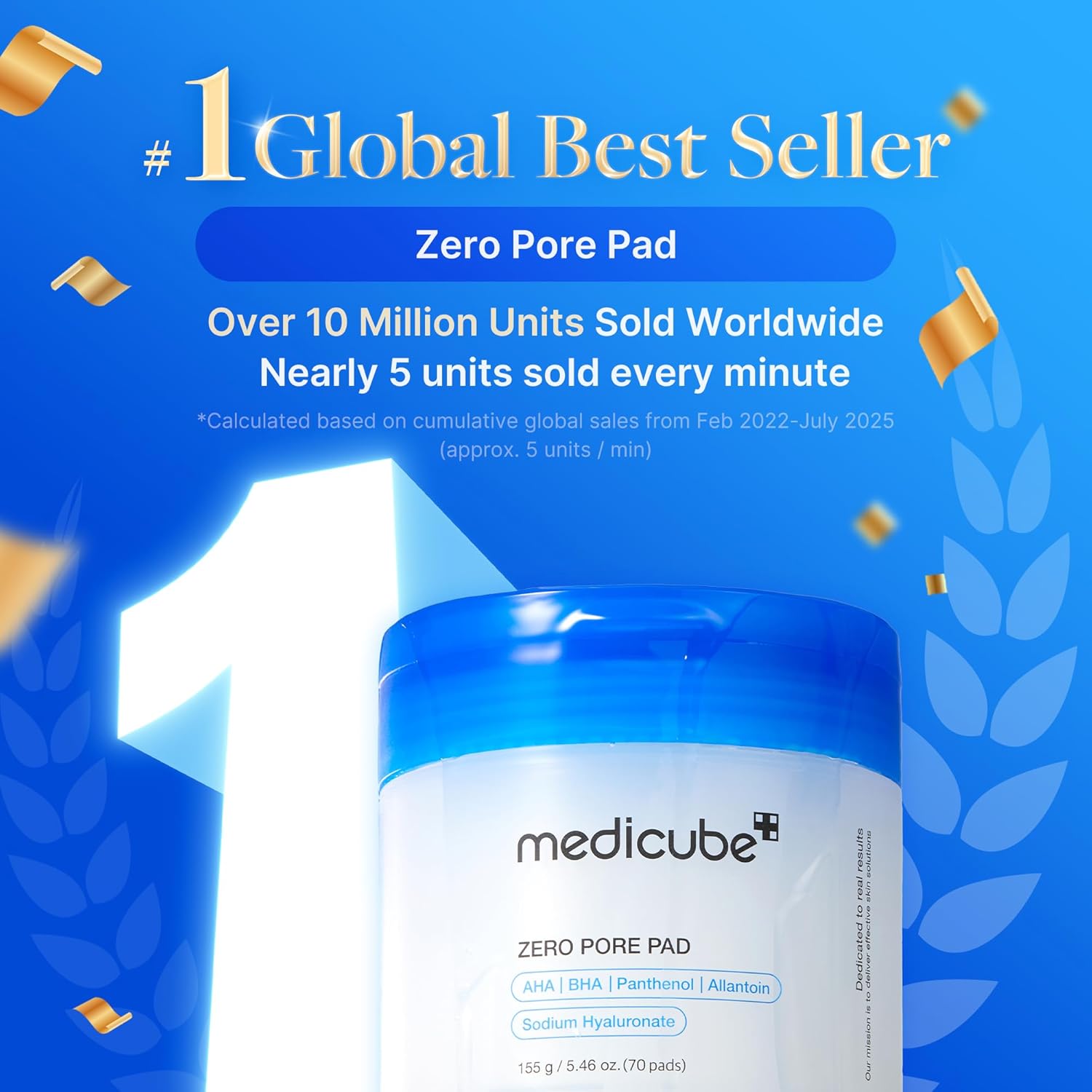 medicube Toner Pads Zero Pore Pad 2.0 | Dual-Textured Facial Pad for Exfoliation...