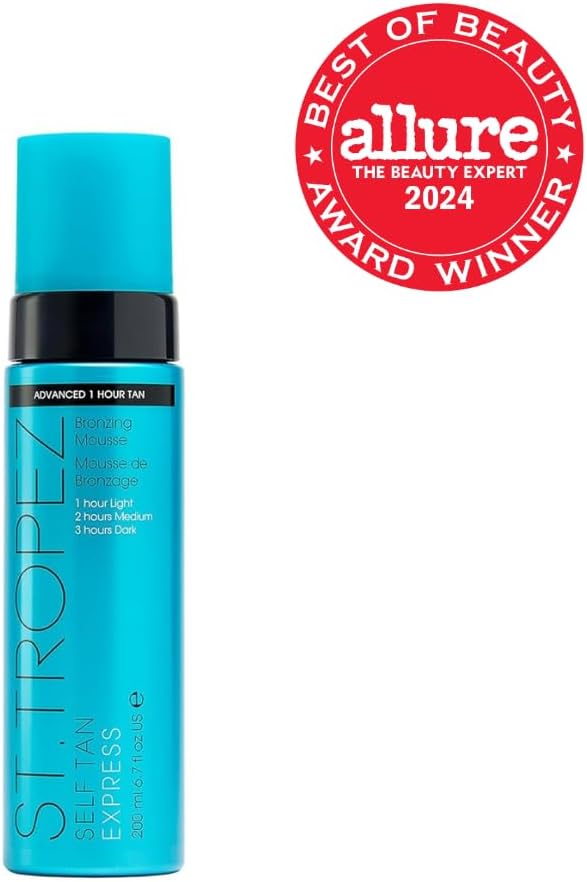 St.Tropez Self Tan Express Mousse, Fast Acting Fake Tan, Develops in 1-3 Hours,...