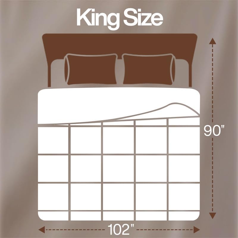 Utopia Bedding King Comforter Duvet Insert, Quilted White Comforter with Corner...