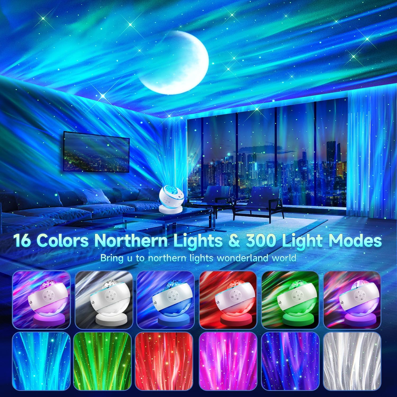 One Fire Galaxy Projector 16 ​Colour Gifts for Teenager Girls Birthday Gifts for...