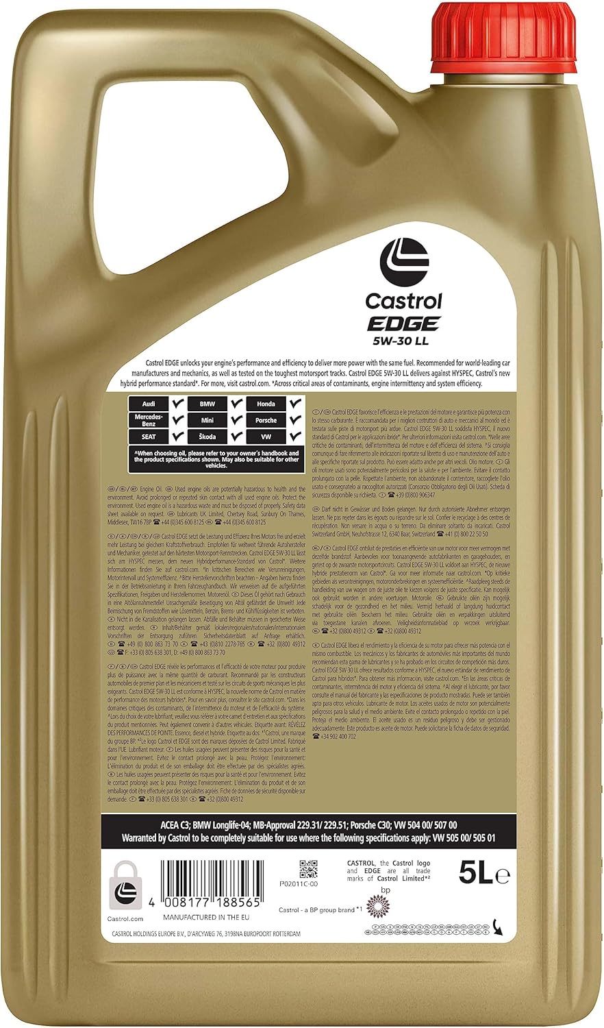 Castrol EDGE 5W-30 LL Engine Oil 5L
