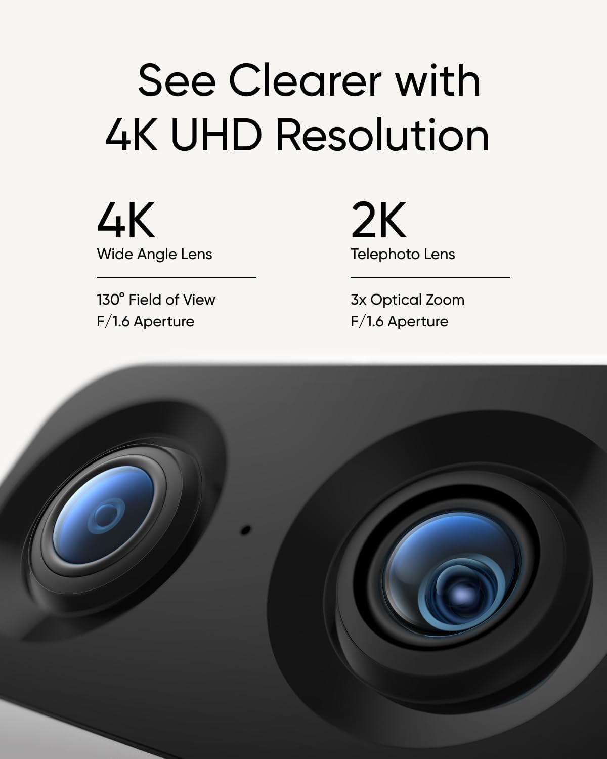 eufy security camera S350 4K UHD Indoor Camera with 8× Zoom and 360° Pan &Tilt,D...