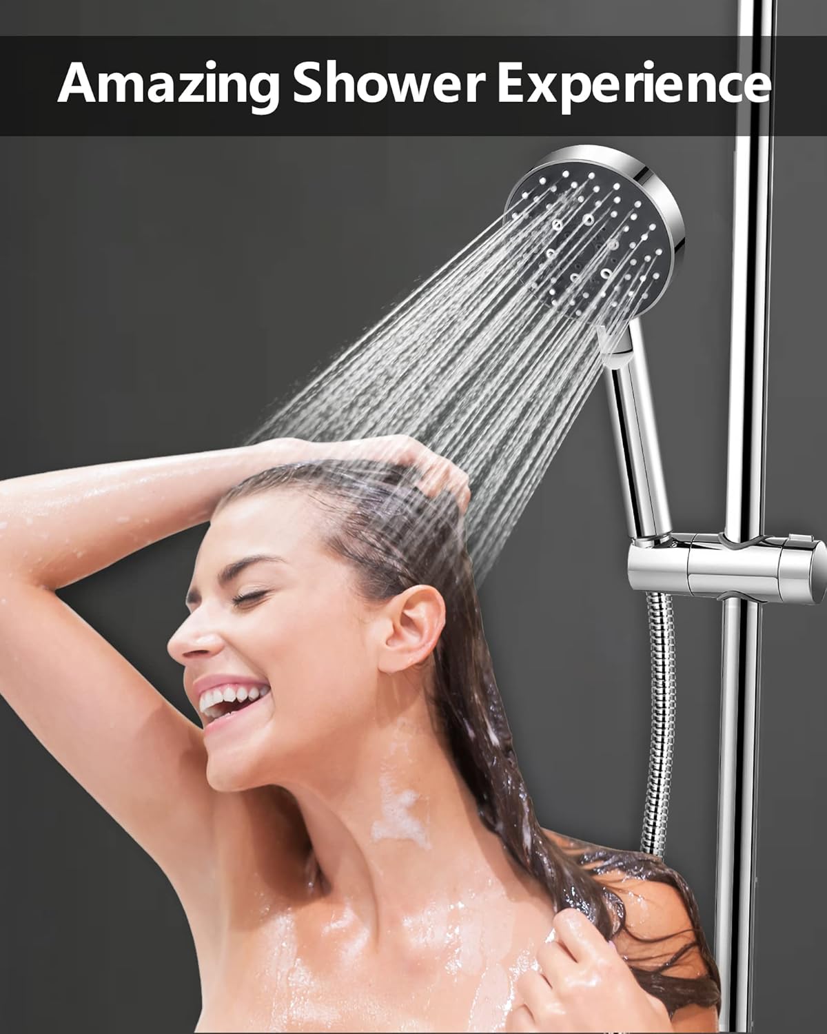 Shower Head, Magichome High Pressure Shower Head with 5 Spray Modes, Turbocharge...