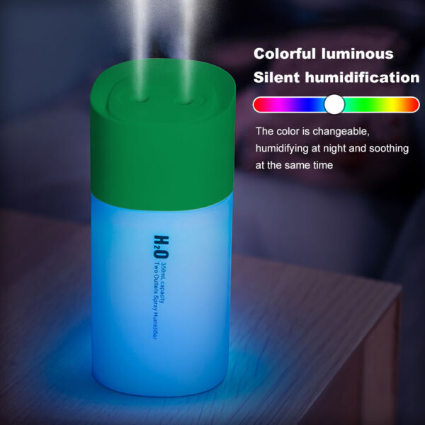 350mL Electric Air Diffuser Humidifier Aroma Oil Night Light Home Relax Defuser